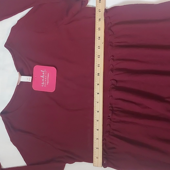 Isabel Maternity by lngrid  long slevee rufle Babydoll size M - Picture 3 of 8